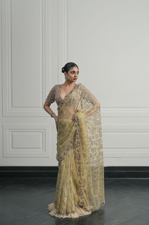 Lily Lace Sonata saree and blouse set