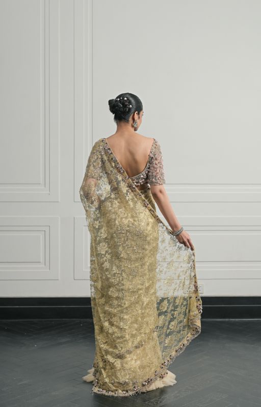 Lily Lace Sonata saree and blouse set