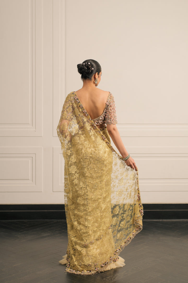 Lily Lace Sonata saree and blouse set
