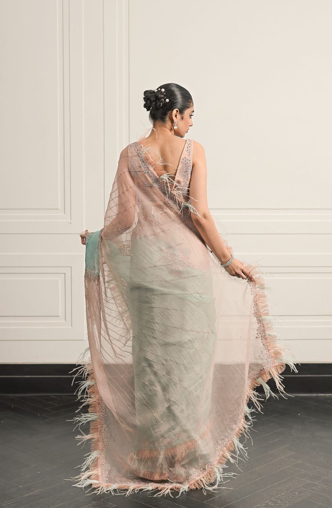 Eleanor saree and blouse set