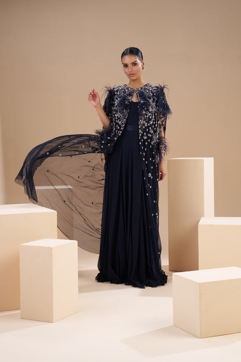 Mahnaz Long Cape