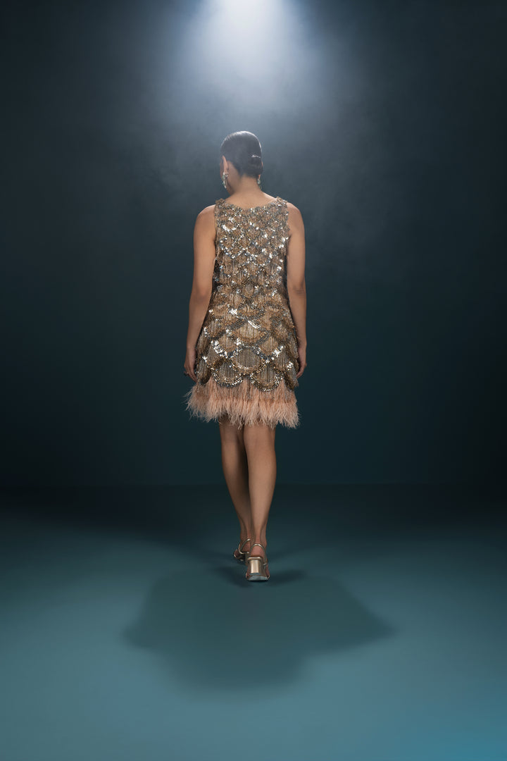 Joy Heavy Fringes Dress