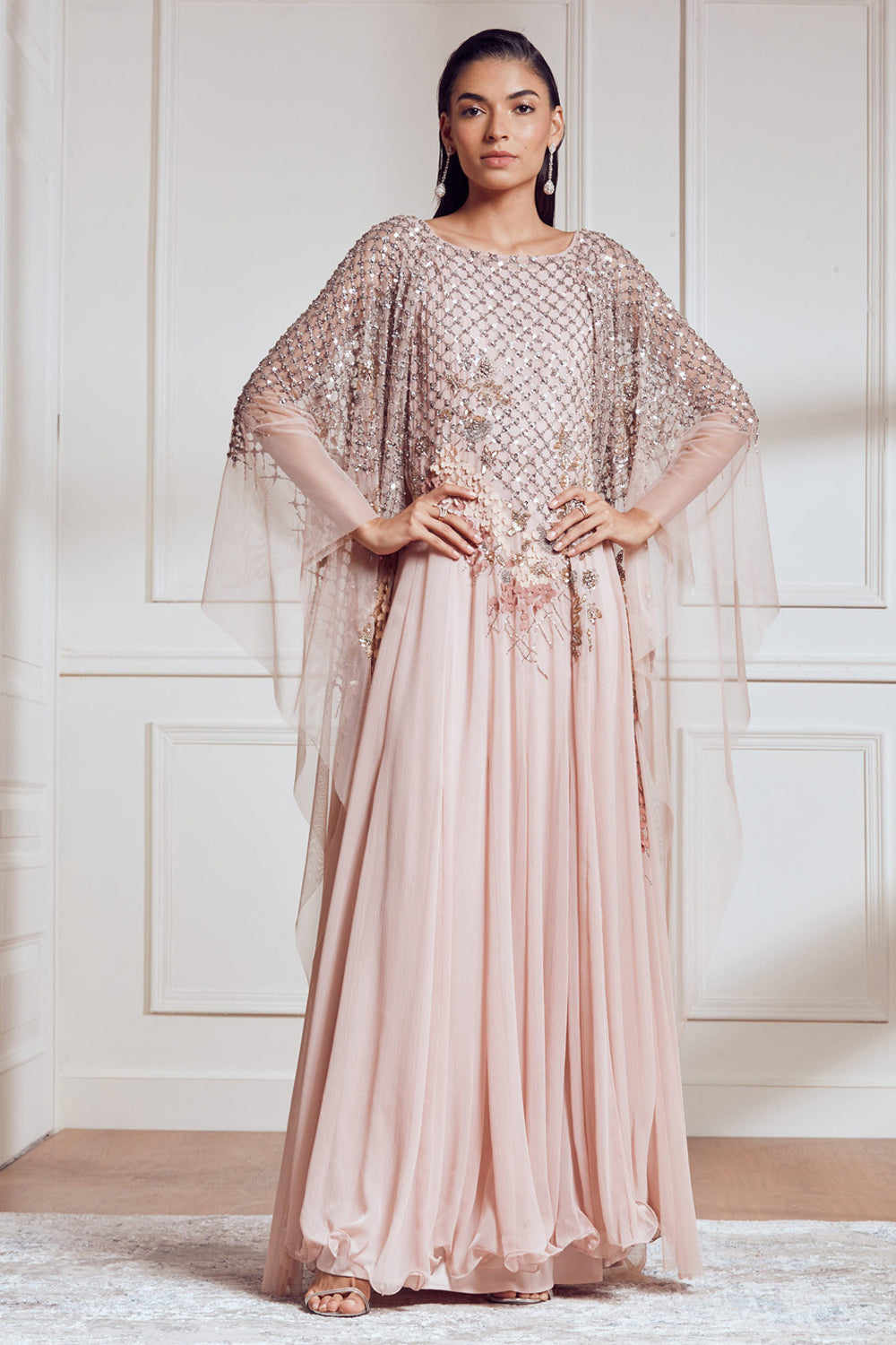 Cherry Blossom Kaftan Dress