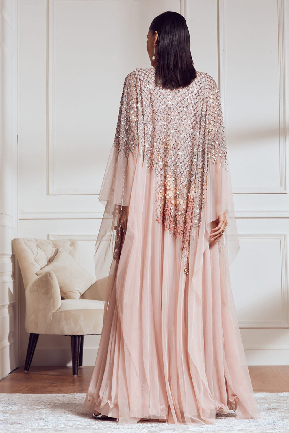 Cherry Blossom Kaftan Dress