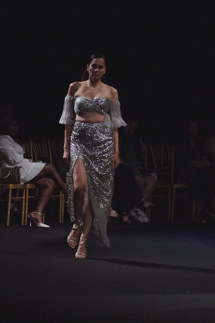 Glees Bralette With Skirt